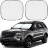 2pcs For Jeep Cherokee Accessory Car Windshield Sunshade Front Sun Shield Cover