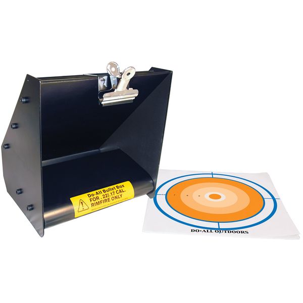Do-All Outdoors - Bullet Box, Rated for .22/.17 Caliber, Black, Units (BT222)