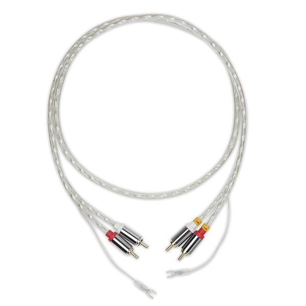 Pro-Ject Connect it RCA E, Semi-balanced phono interconnect cable with earth leads, 123cm
