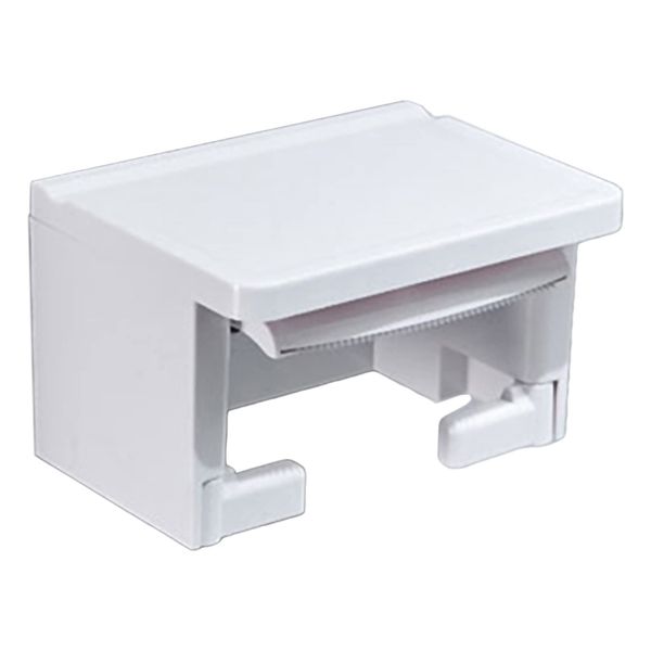 miyon Toilet Paper Holder with Shelf, Single Paper Towel Holder, Paper Towel Holder (White)