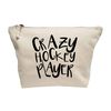 Flox Creative Makeup Bag Crazy Hockey Player Natural