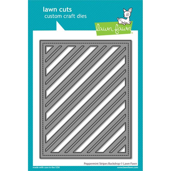 Lawn Cuts Custom Craft Die-Peppermint Stripes Backdrop