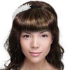Rocking Carefree Bead Rhinestone Bunch 0.25" Headband - White
