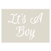 It's A Boy - Cake Decorating & Craft Stencil