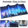 Forest Moon Print Large Desk Mat Mouse Pad Extended Gaming Mat for Keyboard us