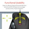 ELECOM Wired Easy Thumb Control Trackball Mouse, Sculpted Ergonomic Design, 6-Button Function with Smooth Tracking, Precision Optical Gaming Sensor, Compatible with Windows/Mac (M-XT3URBK)
