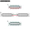 PCB007 1X 12 Position Power Distribution Board 2 Inputs 2 x 13 Outputs for DC AC Voltage New