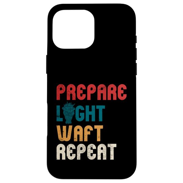 iPhone 16 Pro Max Prepare Light Waft Repeat Smudging Stick Energy Cleansing Case