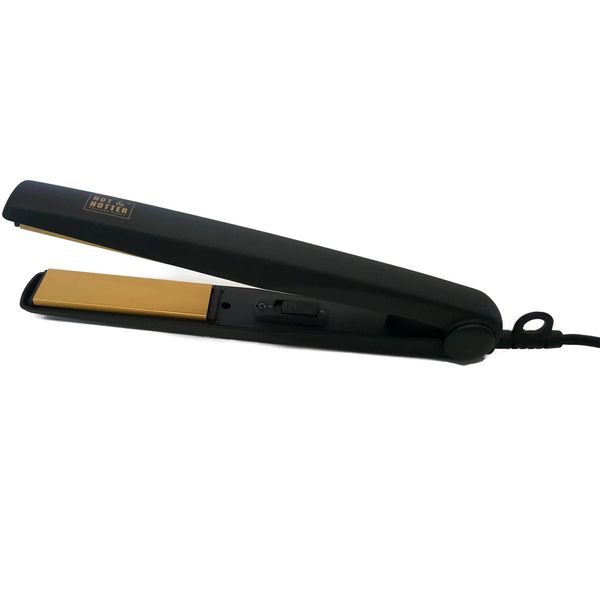 Hot & Hotter Gold Ceramic 1" Flat Iron