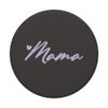 Light Pastel Purple Gray Heart Mama PopSockets Standard PopGrip
