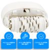 Braun Replacement Hair Removal Head 67030946 Compatible with Braun Silkepil 7 Xpressive Pro and Braun Silk Epil 5, White