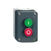 SCHNEIDER XALD213 GREEN FLUSH/RED FLUSH PUSHBUTTON Ø22 (NEW, FACTORY SEALED)