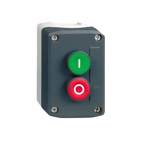 SCHNEIDER XALD213 GREEN FLUSH/RED FLUSH PUSHBUTTON Ø22 (NEW, FACTORY SEALED)