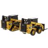 2 PC SET CAT 272D2 WHEEL & 297D2 TRACK LOADER 1/64 MODELS DIECAST MASTERS 85693