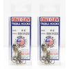 Eagle Claw Treble Hooks, 10 Count, Bronze #6