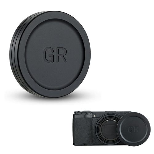 JJC Metal Lens Cap for Ricoh GR IIIx GR Mark III II GRIII GRII GR III HDF GR IIIx HDF GR3 GR2 GR3 HDF GR3 HDF GR3X HDF Lens Protection Dustproof Aluminum Alloy