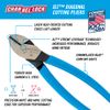 Channellock 338 Diagonal Cutting Plier,8" L, Blue