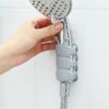 Silicone Shower Head Holder, Non Drilling Universal Relocatable Shower Head Suction Bracket for Handheld Showerhead