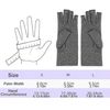 Anti Arthritis Compression Gloves M Fingerless Support Rheumatoid Hand Relief