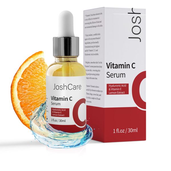 20% Vitamin C Face Serum With Hyaluronic Acid - Anti Aging Serum - Reduce Dark Spots, Acne & Wrinkles - Retinol, Niacinamide & Salicylic Acid, Brightening/even skin tone