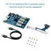 MZHOU PCI-E 1X to 4 PCI-E 1X Riser Card,PCIE Splitter Mining Card for GPU Ethereum Bitcoin Crypto Mining Rig