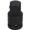 AB Tools 3/4" to 1" Impact Socket Adapter, 1" Hex Bolts/Nuts Compatible, Chrome Vanadium Steel, Step-up Adapter
