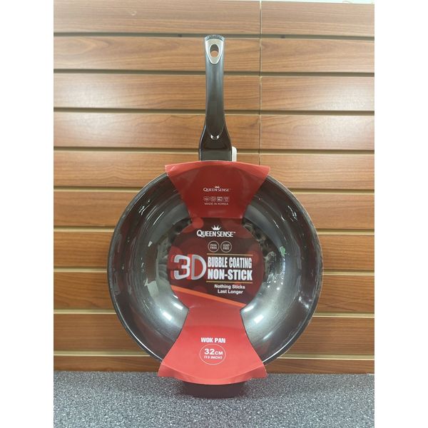QUEENSENSE- Non Stick Wok Pan 13in (32cm )