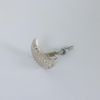 Melody Maison Silver Hammered Crescent Moon Drawer Knob