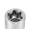 sourcing map 2Pcs 3/8-inch Drive E18 External Torx Shallow Socket, Cr-V Steel (Polishing)