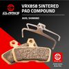Clarks Sintered Disc Brake Pads W/ Carbon for Avid Code 2011 Onwards,Grey