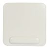 LONDO Leather Mousepad with Wrist Rest (White)