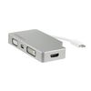 StarTech.com Aluminium Reise A/V Adapter 4-in-1 USB-C auf VGA, DVI, HDMI oder mDP - USB Type-C Adapter - 4K