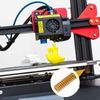uxcell 10pcs 3D Printer Heating Bed Spring, 14mm OD 40mm Length Light Load Compression Mould Die Spring 3D Printer Compression Spring for 3D Printer Electric Part, Yellow