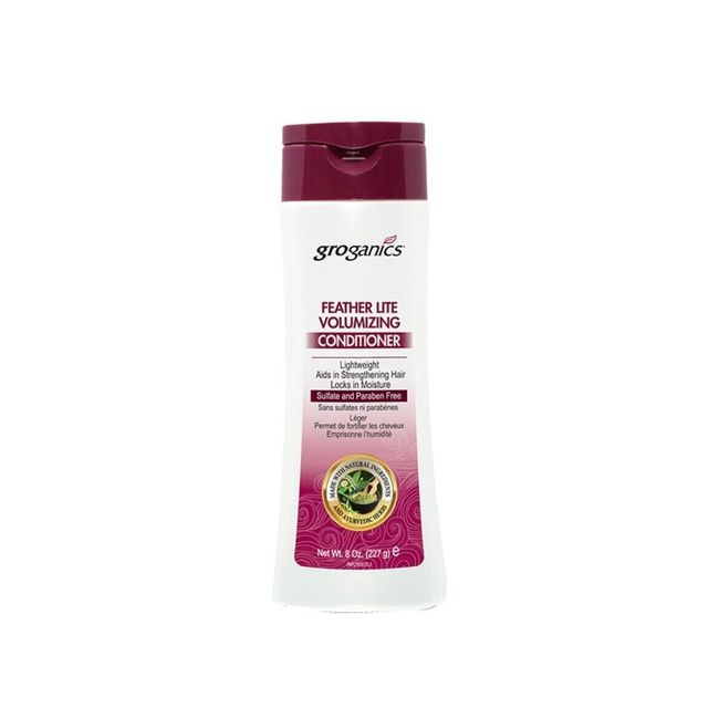 GROGANICS FEATHER LITE VOLUMIZING CONDITIONER 8OZ FREE SHIPPING BUY MORE & SAVE!