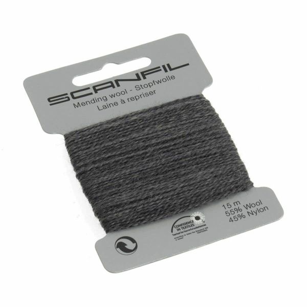 Scanfil Darning Yarn Grey 15m Metre 40020-069