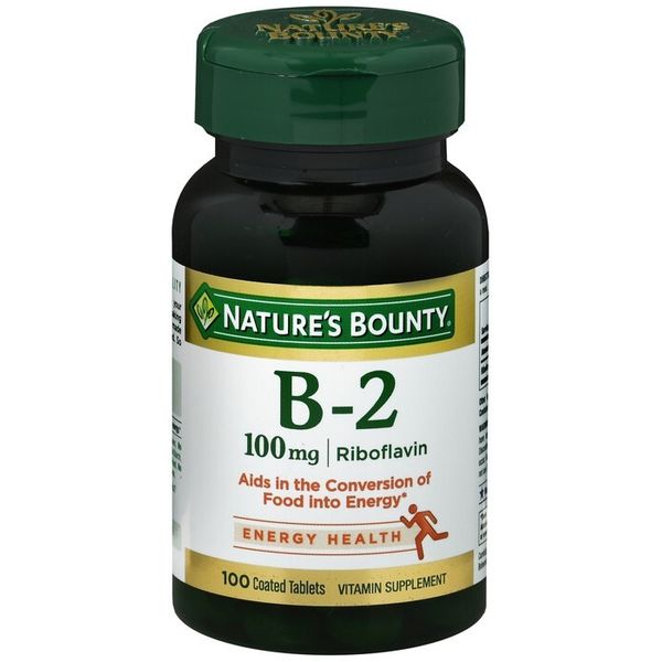 Nature's Bounty B- 2 100 mg Riboflavin Coated Tablets 100 EA
