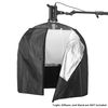 CS-85T-S Reflective Light-Control Skirt for CS-85T Lantern Diffuser - Silver Interior, Black Exterior, 4x Panels, Made For CS-85T Lantern Diffuser