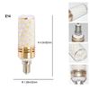 E14 9W Smart Led Corn Light-Bulb Dimmable (Warm/Cool) Brightness with Remote