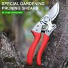 Kynup Secateurs & Pruning Scissors, Professional Garden Secateurs, Sharp SK-5 Steel Blade, Strong & Anti-rust Pruning Shears, Ergonomic Anti-slip Handle, Plant Gardening Tree Trimming Garden Tool(Red)