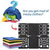 BoxLegend V3 Version Shirt Folding Board t Shirts Clothes Folder Durable Plastic Laundry folders Folding Boards,Black