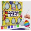 Egg Squishy Painting Kit: Easter Craft for Kids, 6 Paintable Squishies