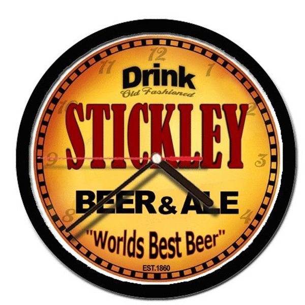 STICKLEY beer and ale cerveza wall clock