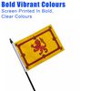 Plain Pink Small Waving Flag 6" x 4" inch Flag Superstore