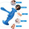 Manual Trigger Point Massage Tool and Thumb Saver for Full Body Deep Tissue Massage, with 3-Legged Massage Knobs (Blue)
