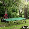 Folding Camping Bed Outdoor Travel Sleeping Military Cot Hiking 2 Person Green