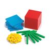 Edx Education Base 10 Educational Blocks Set, Maths Learning Resources, Math Counting Toys, STEM Educational Game, Number Blocks for Early Learning & Development , Hands-On Learning, 121 Pcs