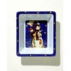 Snowman Christmas Dish Tableware Set 2pc Party Serveware Set, Blue White