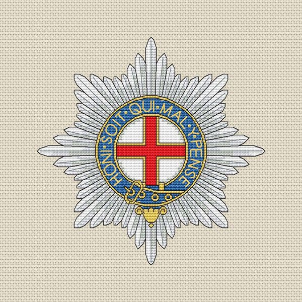 Elite Designs Coldstream Guards Counted Cross Stitch Kit