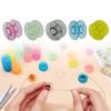 EliteKoopers 25pcs Colored Plastic Sewing Machine Bobbins Universal Fit