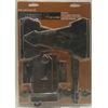 Everbilt Post Latch Gate Set Lock Slide Bolt Black Steel 18101